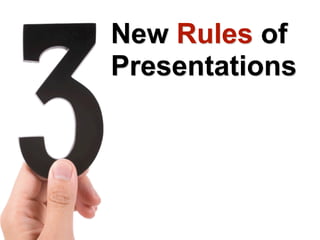 New Rules For Power Point Presentations (Revised)