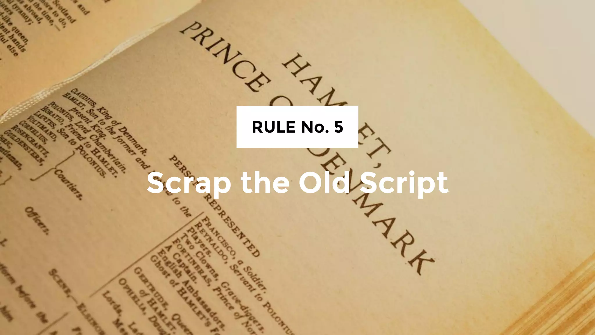 Develop a call script
and memorize it.
Be SITUATIONAL, FLEXIBLE,
and CONVERSATIONAL. Ask
questions, and LISTEN more
than you talk.
OLD RULE NEW RULE
 