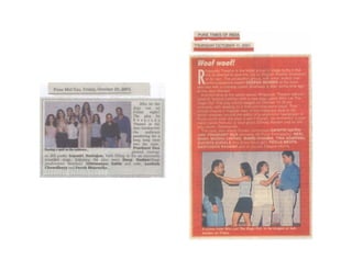 Deepak Morris Pune Drama / Theatre in the News