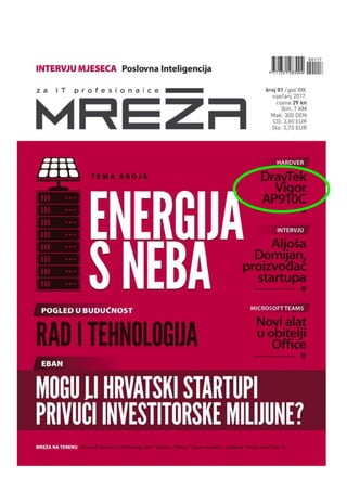 DrayTek products show on MREŽA, a famous IT magazine in Croatia