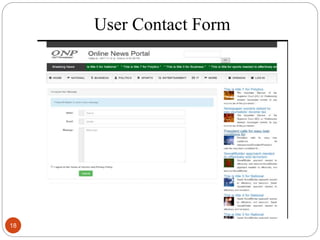 User Contact Form
18
 