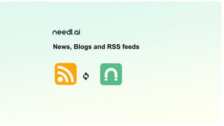 News, Blogs and RSS feeds
🔄
 