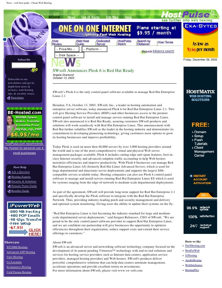 News Web Host Guide Cheap Web Hosting Images, Photos, Reviews