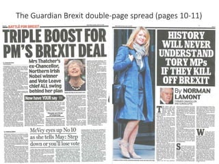 The Guardian Brexit double-page spread (pages 10-11)
 
