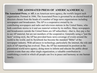 News agencies | PPT