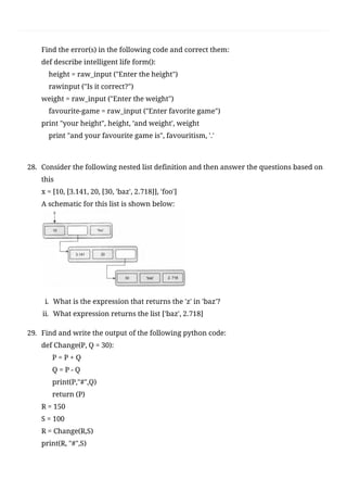 CBSE Class 12 Computer Science(083) Sample Question Paper 2020-21
