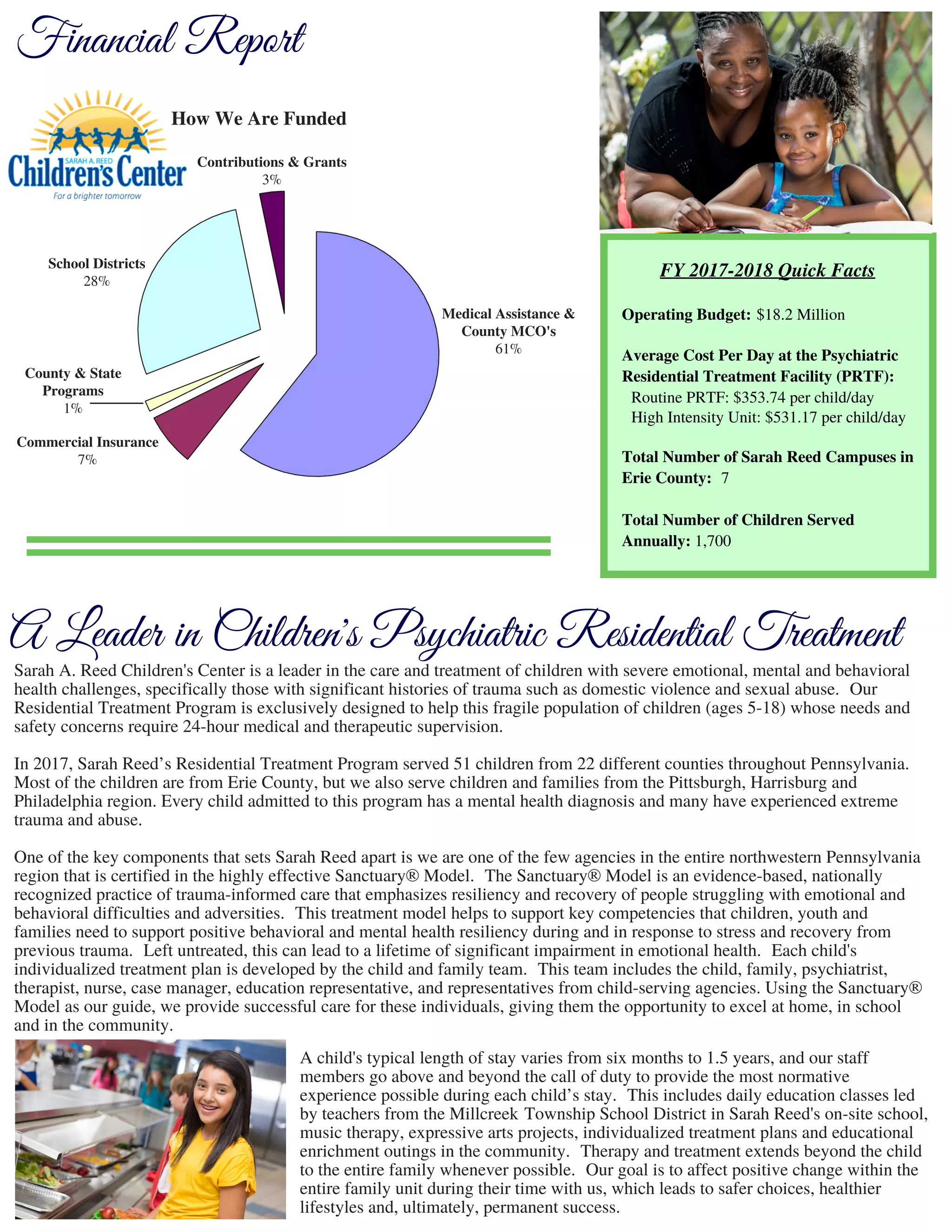 Sharing the Sarah A Reed Children's Story in our 147th Year | PDF