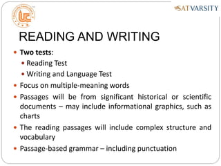 New SAT preparation guidelines | PPTX