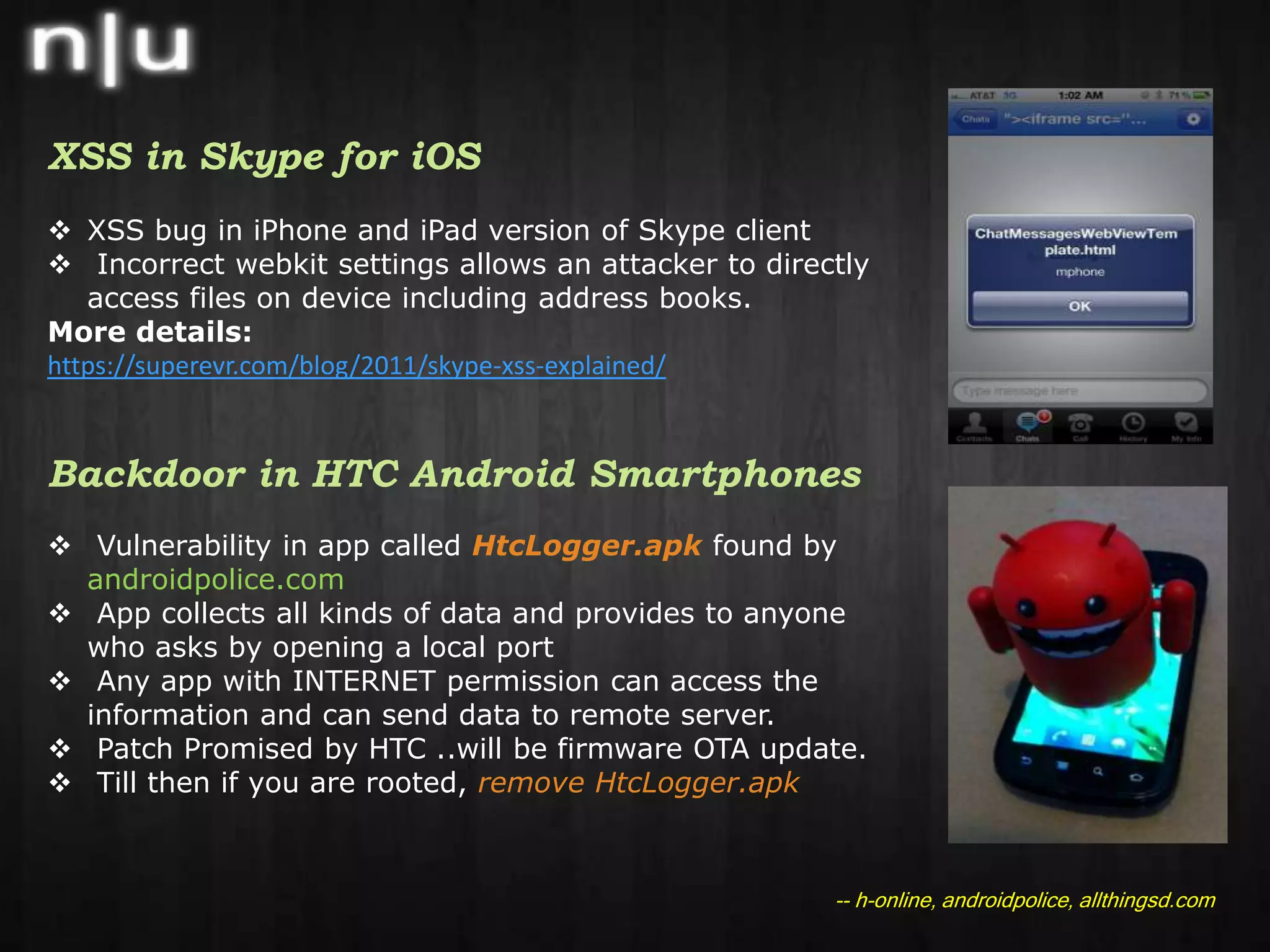 SSL Broken … Again2 Researchers :  Juliano Rizzo and Thai Duong at Ekoparty Security Conference.