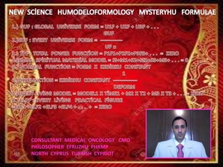 CONSULTANT MEDİCAL ONCOLOGY CMO
PHİLOSOPHER EFRUZHU PHRMP
NORTH CYPRUS TURKİSH CYPRİOT
 
