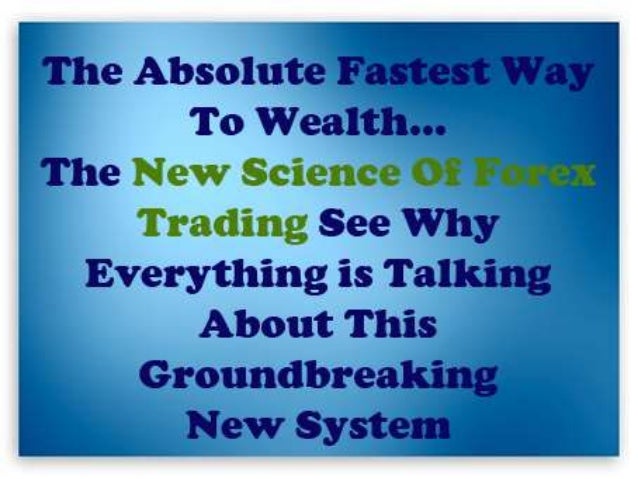 New science of forex trading forum