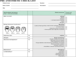 safe anesthesia practice | PPT