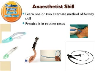 safe anesthesia practice | PPT