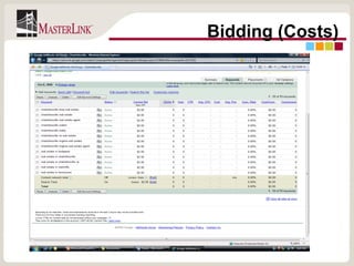 Bidding (Costs) 