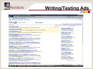 Writing/Testing Ads 