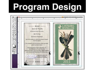 Program Design!
 