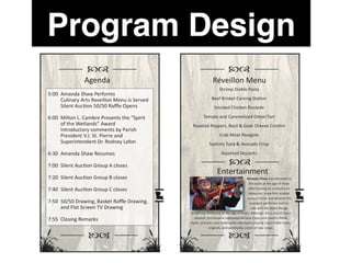 Program Design!
 