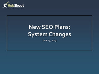 New seo plans launch 2
