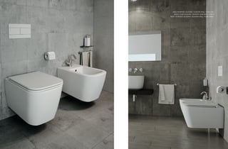 36 37
VASO SOSPESO QUADRA / QUADRA WALL HUNG WC
SEDILE SLIM QUADRA / QUADRA SLIM SEAT COVER
BIDET SOSPESO QUADRA / QUADRA WALL HUNG BIDET
 