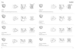 80 81
Fox
_WC FOX
Art. WCF
Vaso rimless con scarico a parete trasformabile a pavimento tramite curva tecnica
Free standing rimless wc with wall trap chargeable into floor trap by technical bend
_BIDET FOX
Art. BDF
Bidet monoforo a terra
Free standing single hole bidet
_WC FOX SOSPESO
Art. WCSF
Vaso sospeso rimless con fissaggio a scomparsa
Rimless wall hung wc with hidden fixing
Bull500
230110
420 355
175
160
400
360
ø100ø55
SERIES: FOX
OBJECT: BIDET
150
200
420
180
160
350 230
100
360
225
65
Ø 45
530
Ceramica Esedra S.r.l.
Località Quartaccio, snc · 01034 Fabrica di Roma (VT)
Tel. +39 0761 541055 · Fax +39 0761 598449
Info@ceramicaesedra.com · www.ceramicaesedra.com
Art. WCSK
made in italy
SERIES: FOX
OBJECT: WC SOSPESO
330 365
235
180
420
360
530
ø100ø55
SERIES: FOX
OBJECT: WC
230110
420 355
175
160
400
360
530
ø100ø55
SERIES: FOX
OBJECT: BIDET
150
200
420
180
160
350 230
100
360
225
65
Ø 45
530
Ceramica Esedra S.r.l.
Località Quartaccio, snc · 01034 Fabrica di Roma (VT)
Tel. +39 0761 541055 · Fax +39 0761 598449
Info@ceramicaesedra.com · www.ceramicaesedra.com
Art. WCSK
made in italy
SERIES: FOX
OBJECT: WC SOSPESO
330 365
235
180
420
360
530
ø100ø55
230110
420 355
175
160
400
ø100ø55
SERIES: FOX
OBJECT: BIDET
150
200
420
180
160
350 230
100
360
225
65
Ø 45
530
Ceramica Esedra S.r.l.
Località Quartaccio, snc · 01034 Fabrica di Roma (VT)
Tel. +39 0761 541055 · Fax +39 0761 598449
Info@ceramicaesedra.com · www.ceramicaesedra.com
Art. WCSK
made in italy
SERIES: FOX
OBJECT: WC SOSPESO
330 365
235
180
420
360
530
ø100ø55
_BIDET FOX SOSPESO
Art. BDSF
Bidet sospeso monoforo
Wall hung single hole bidet
SERIES: FOX
OBJECT: BIDET SOSPESO
200
330
150
170
420
180
100
360
220
70
Ø 45
530
SERIES: FOX
OBJECT: BIDET SOSPESO
200
330
150
170
420
180
100
360
220
70
Ø 45
530
SERIES: FOX
OBJECT: BIDET SOSPESO
200
330
150
170
420
180
100
360
220
70
Ø 45
530
_WC BULL 500
Art. WCB500
Vaso con scarico a parete trasformabile a pavimento tramite curva tecnica
Free standing wc with wall trap chargeable into floor trap by technical bend
_BIDET BULL 500
Art. BDB500
Bidet monoforo a terra
Free standing single hole bidet
_WC BULL 500 SOSPESO
Art. WCSB500
Vaso sospeso con fissaggio a scomparsa
Wall hung wc with hidden fixing
_BIDET BULL 500 SOSPESO
Art. BDSB500
Bidet sospeso monoforo con fissaggio a scomparsa
Wall hung single hole bidet with hidden fixing
380
180
110
420
345
175
190
380
300
ø100
ø55
SERIES: KEY
OBJECT: BIDET
150
200
420
150
220
65
Ø 45
500
380
190
380
220
100
SERIES: KEY
OBJECT: WC
500
380
180
110
420
345
175
190
380
300
ø100
ø55
SERIES: KEY
OBJECT: BIDET
150
200
420
150
220
65
Ø 45
500
380
190
380
220
100
380
180
110
420
345
175
190
380
300
ø100
ø55
SERIES: KEY
OBJECT: BIDET
150
200
420
150
220
65
Ø 45
500
380
190
380
220
100
Ceramica Esedra S.r.l.
Località Quartaccio, snc · 01034 Fabrica di Roma (VT)
Tel. +39 0761 541055 · Fax +39 0761 598449
Info@ceramicaesedra.com · www.ceramicaesedra.com
Art. WCSK
made in italy
SERIES: KEY
OBJECT: WC SOSPESO
500
380
330
365
235
180
420
350
ø100ø55
Ceramica Esedra S.r.l.
Località Quartaccio, snc · 01034 Fabrica di Roma (VT)
Tel. +39 0761 541055 · Fax +39 0761 598449
Info@ceramicaesedra.com · www.ceramicaesedra.com
Art. WCSK
made in italy
SERIES: KEY
OBJECT: WC SOSPESO
500
380
330
365
235
180
420
350
ø100ø55
Ceramica Esedra S.r.l.
Località Quartaccio, snc · 01034 Fabrica di Roma (VT)
Tel. +39 0761 541055 · Fax +39 0761 598449
Info@ceramicaesedra.com · www.ceramicaesedra.com
Art. WCSK
made in italy
SERIES: KEY
OBJECT: WC SOSPESO
500
380
330
365
235
180
420
350
ø100ø55
Ceramica Esedra S.r.l.
Località Quartaccio, snc · 01034 Fabrica di Roma (VT)
Tel. +39 0761 541055 · Fax +39 0761 598449
Info@ceramicaesedra.com · www.ceramicaesedra.com
Art. BDSK
made in italy
SERIES: KEY
OBJECT: BIDET SOSPESO
220
80
Ø 45
500
380
200
330
150
150
420
180
100
SERIES: KEY
OBJECT: BIDET SOSPESO
220
80
Ø 45
500
380
200
330
150
150
420
180
100
Ceramica Esedra S.r.l.
Località Quartaccio, snc · 01034 Fabrica di Roma (VT)
Tel. +39 0761 541055 · Fax +39 0761 598449
Info@ceramicaesedra.com · www.ceramicaesedra.com
Art. BDSK
made in italy
SERIES: KEY
OBJECT: BIDET SOSPESO
220
80
Ø 45
500
380
200
330
150
150
420
180
100
 