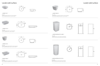 90 91
Lavabi solid surface Lavabi solid surface
_LAVABO MONOBLOCCO FLAT 6
Art. LVF06
Lavabo monoblocco in solid surface senza troppopieno
Solid surface free standing washbasin without overflow
150
440
Ø 45
820
15
150
440
Ø 45
820
15
150
440
Ø 45
820
15
_LAVABO MONOBLOCCO QUBE 7
Art. LVQ7
Lavabo monoblocco in solid surface senza troppopieno
Solid surface free standing washbasin without overflow
Ceramica Esedra S.r.l.
Località Quartaccio, snc · 01034 Fabrica di Roma (VT)
Tel. +39 0761 541055 · Fax +39 0761 598449
Info@ceramicaesedra.com · www.ceramicaesedra.com
Art. LVQ7
made in italy
440
150
440
Ø 45
820
15
Ceramica Esedra S.r.l.
Località Quartaccio, snc · 01034 Fabrica di Roma (VT)
Tel. +39 0761 541055 · Fax +39 0761 598449
Info@ceramicaesedra.com · www.ceramicaesedra.com
Art. LVQ7
made in italy
440
150
440
Ø 45
820
15
Ceramica Esedra S.r.l.
Località Quartaccio, snc · 01034 Fabrica di Roma (VT)
Tel. +39 0761 541055 · Fax +39 0761 598449
Info@ceramicaesedra.com · www.ceramicaesedra.com
Art. LVQ7
made in italy
440
150
440
Ø 45
820
15
_LAVABO FLAT 7
Art. LVF7
Lavabo da appoggio diametro 39 cm senza troppopieno
Laid on washbasin diameter 39 cm without overflow
115
Ø 45
390
300
Ø 45
420
420
300
Ø 45
420
Ø 45
600
135
380
Ø 45
600
135
380
300
Ø 45
420
300
300
Ø 45
420
300
Ø 45
600
135
400
Ø 45
600
135
400
115
Ø 45
390
_LAVABO FLAT 9
Art. LVF9
Lavabo da appoggio diametro 42xh30 cm senza troppopieno
Laid on washbasin diameter 42xh30 cm without overflow
_LAVABO FLAT 8
Art. LVF8
Lavabo da appoggio 60x40 cm senza troppopieno
Laid on washbasin 60x40 cm without overflow
_LAVABO QUBE 9
Art. LVQ9
Lavabo rettangolare da appoggio 60x38 cm senza troppopieno
Laid on rectangular washbasin 60x38 cm without overflow
_LAVABO QUBE 10
Art. LVQ10
Lavabo quadrato da appoggio 42x42xh30 cm senza troppopieno
Laid on square washbasin 42x42xh30 cm without overflow
 
