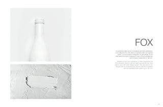 11
FOX
La semplicità delle forme e la sostanza dei tratti caratterizza-
no la collezione Fox che utilizza il coprivaso Slim con sgancio
rapido. La nuova serie è sviluppata con tecnologia no-rim
nella versione a terra e sospesa. Il vaso a terra è predisposto
per lo scarico traslato fino a 180 mm.
Simplicity of form and substance of traits characterize the
FOX collection. Back to wall and wall hung use the new Slim
seat & cover with quick release system. The new series is de-
veloped with no-rim technology, back to wall pan is available
with the translated drain system up to 180 mm.
 