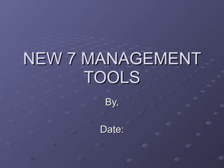 New seven management tools | PDF | Science