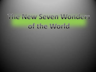 New seven wonders