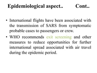 Severe Acute Respiratory Syndrome (SARS) | PPTX