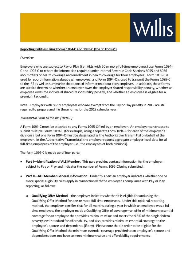 News Flash September 5 14 Irs Releases Draft Pay Or Play Informat News Flash September 5 14 Irs Releases Draft Pay Or Play Informat