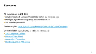 UI5con 2018: News from Control Development | PDF
