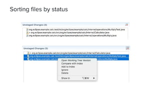 Sorting files by status
 