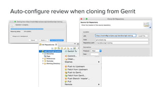 Auto-configure review when cloning from Gerrit
 