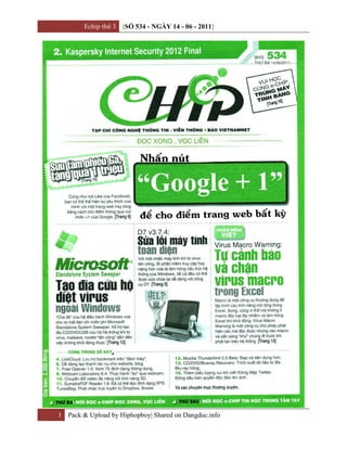 Echip thứ 3 [SỐ 534 - NGÀY 14 - 06 - 2011]




1 Pack & Upload by Hiphopboy| Shared on Dangduc.info
 