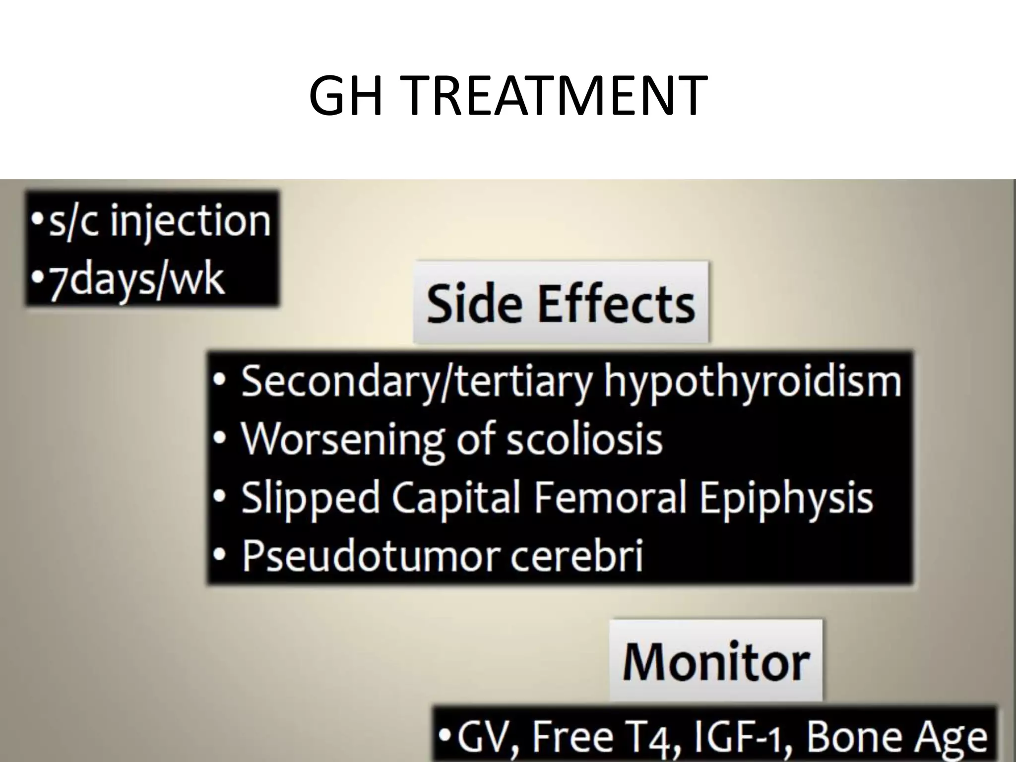 Short stature indication of growth hormone therapy PPT