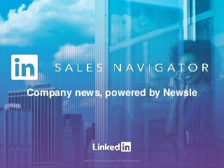 ©2015 LinkedIn Corporation. All Rights Reserved.
​Company news, powered by Newsle
 
