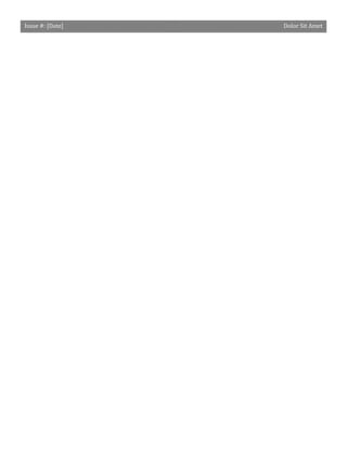 Issue #: [Date] Dolor Sit Amet
 