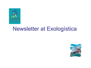 Newsletter at Exologística   