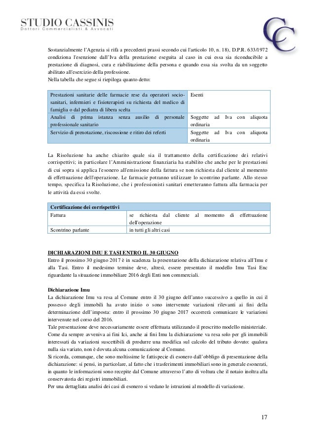 Newsletter Sportiva Giugno 2017