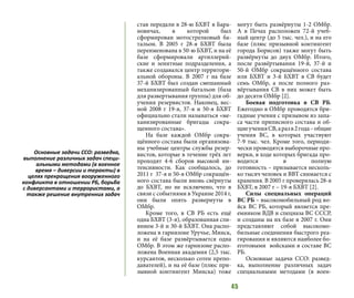 45
став передали в 28-ю БХВТ в Бара-
новичах, в которой был
сформирован мотострелковый ба-
тальон. В 2005 г 28-я БХВТ была
переименована в 50-ю БХВТ, и на её
базе сформировали артиллерий-
ские и зенитные подразделения, а
также создавался центр территори-
альной обороны. В 2007 г на базе
37-й БХВТ был создан смешанный
механизированный батальон (база
для развертывания группы) для об-
учения резервистов. Наконец, вес-
ной 2008 г 19-я, 37-я и 50-я БХВТ
официально стали называться «ме-
ханизированные бригады сокра-
щенного состава».
На базе каждой ОМбр сокра-
щённого состава были организова-
ны учебные центры службы резер-
вистов, которые в течение трёх лет
проходят 4-6 сборов высокой ин-
тенсивности. Как сообщалось, до
2011 г 37-я и 50-я ОМбр сокращён-
ного состава были вновь свёрнуты
до БХВТ, но не исключено, что в
связи с событиями в Украине 2014 г,
они были опять развернуты в
ОМбр.
Кроме того, в СВ РБ есть ещё
одна БХВТ (3-я), образованная сли-
янием 3-й и 30-й БХВТ. Она распо-
ложена в гарнизоне Уручье, Минск,
и на её базе развёртывается одна
ОМбр. В этом же гарнизоне распо-
ложена Военная академия (2,5 тыс.
курсантов, несколько сотен препо-
давателей), и на её базе (плюс при-
зывной контингент Минска) тоже
могут быть развёрнуты 1-2 ОМбр.
А в Печах расположен 72-й учеб-
ный центр (до 5 тыс. чел.), и на его
базе (плюс призывной контингент
города Борисов) также могут быть
развёрнуты до двух ОМбр. Итого,
после развёртывания 19-й, 37-й и
50-й ОМбр сокращённого состава
или БХВТ и 3-й БХВТ в СВ будет
семь ОМбр, а после полного раз-
вёртывания СВ в них может быть
до десяти ОМбр [2].
Боевая подготовка в СВ РБ.
Ежегодно в ОМбр проводятся бри-
гадные учения с призывом из запа-
са части приписного состава и об-
щиеученияСВ,аразв2года–общие
учения ВС, в которых участвуют
7-9 тыс. чел. Кроме того, периоди-
чески проводятся выборочные про-
верки, в ходе которых бригада про-
водится в полную
готовность – призывается несколь-
ко тысяч человек и ВВТ снимается с
хранения. В 2005 г проверялась 28-я
БХВТ, в 2007 г – 19-я БХВТ [2].
Силы специальных операций
ВС РБ – высокомобильный род во-
йск ВС РБ, который является пре-
емником ВДВ и спецназа ВС СССР,
и созданы на их базе в 2007 г. Они
представляют собой высокомо-
бильные соединения быстрого реа-
гирования и являются наиболее бо-
еготовыми войсками в составе ВС
РБ.
Основные задачи ССО: развед-
ка, выполнение различных задач
специальными методами (в воен-
Основные задачи ССО: разведка,
выполнение различных задач специ-
альными методами (в военное
время – диверсии и теракты) в
целях прекращения вооруженного
конфликта в отношении РБ, борьба
с диверсантами и террористами, а
также решение внутренних задач
 