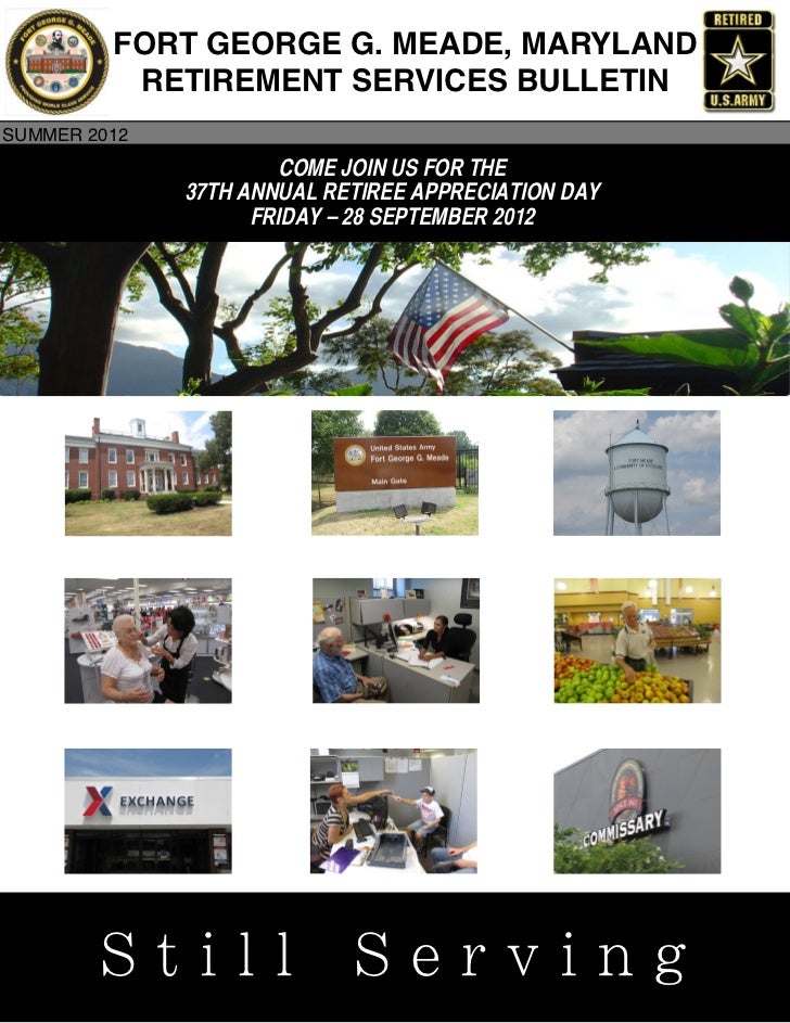 Fort Meade Retirement Services Bulletin