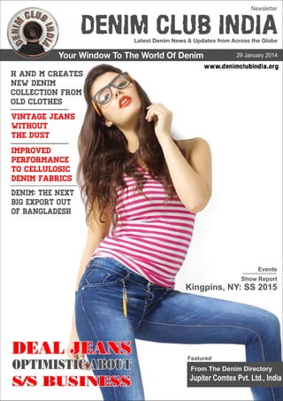 Denim Club Newsletter : Issue January 