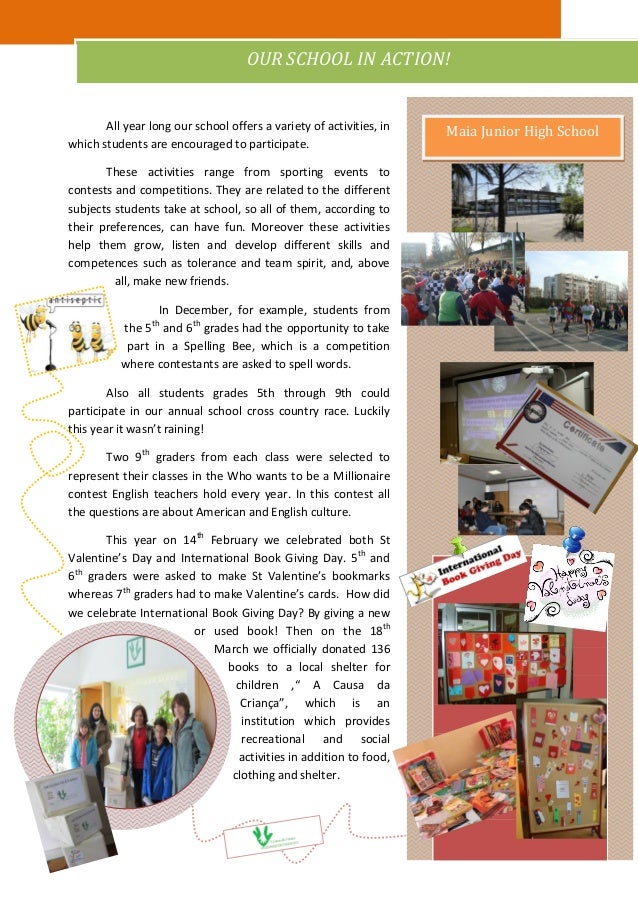school newsletter example