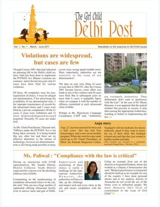 Newsletter april june 2011(cfar)