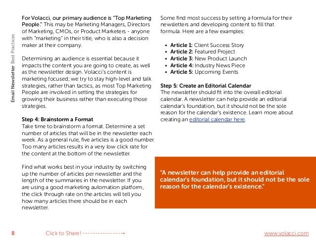 newsletter best practices 2013 email marketing ebook