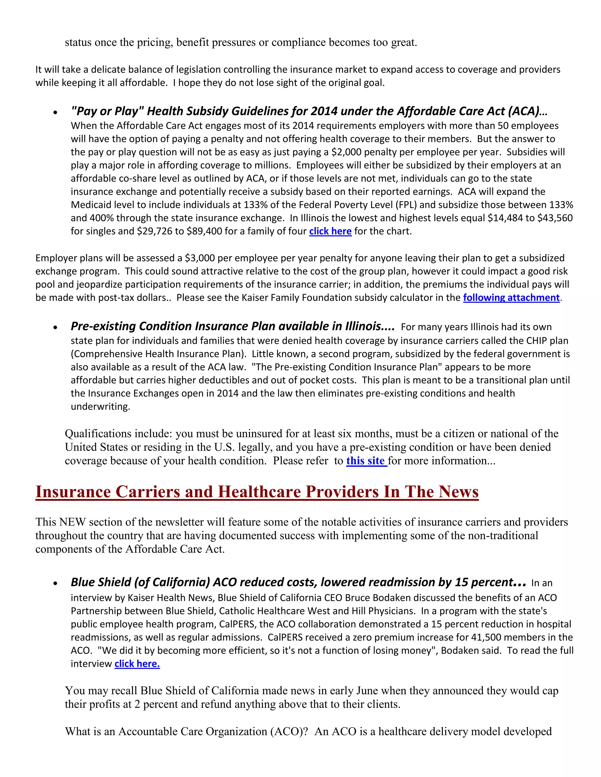 Newsletter Discussing Debt