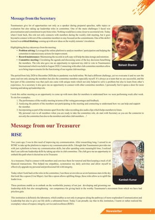 Toastmaster Newsletter Example Bangalore Toastmasters Club Newsletter | PDF