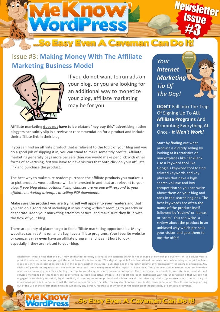 how to make money online newsletter