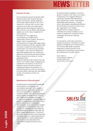 Newsletter Luglio 2008