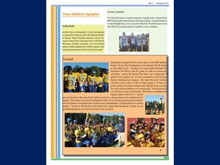 BMT March Newsletter